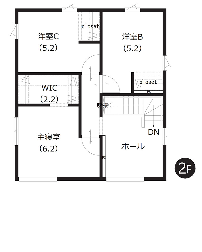 2階見取り図