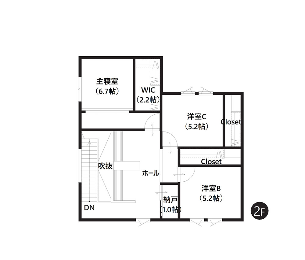 2階見取り図